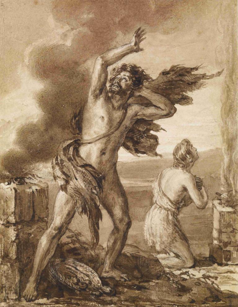 The Rejection of Cain's Sacrifice (Genesis IV),Die Ablehnung des Opfers von Kain (Genesis IV)