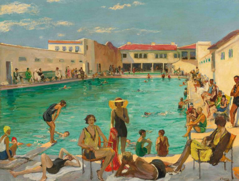 Winter In Florida,Vinter i Florida,Sir John Lavery,Oljemålning,Oljemålning, sanji (ett stycke), roronoa zoro