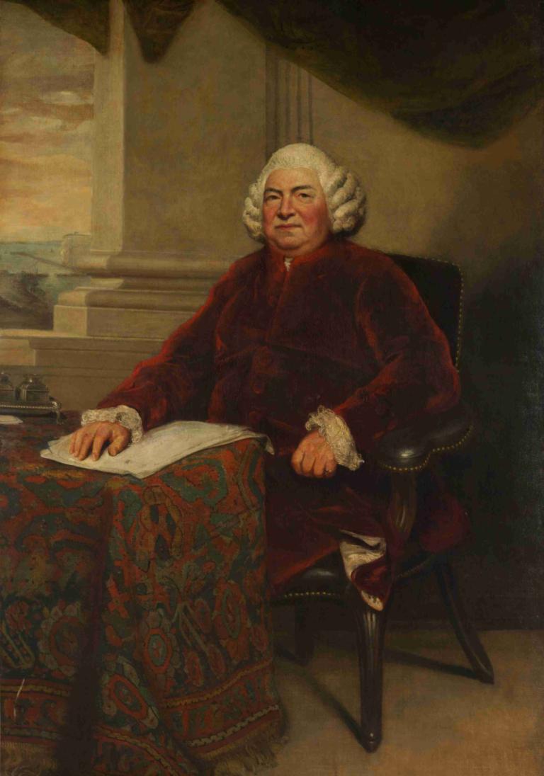 John Barker (1707–1787),John Barker (1707-1787),Sir Joshua Reynolds,Olejomalba,Olejomalba, sólo, sedící