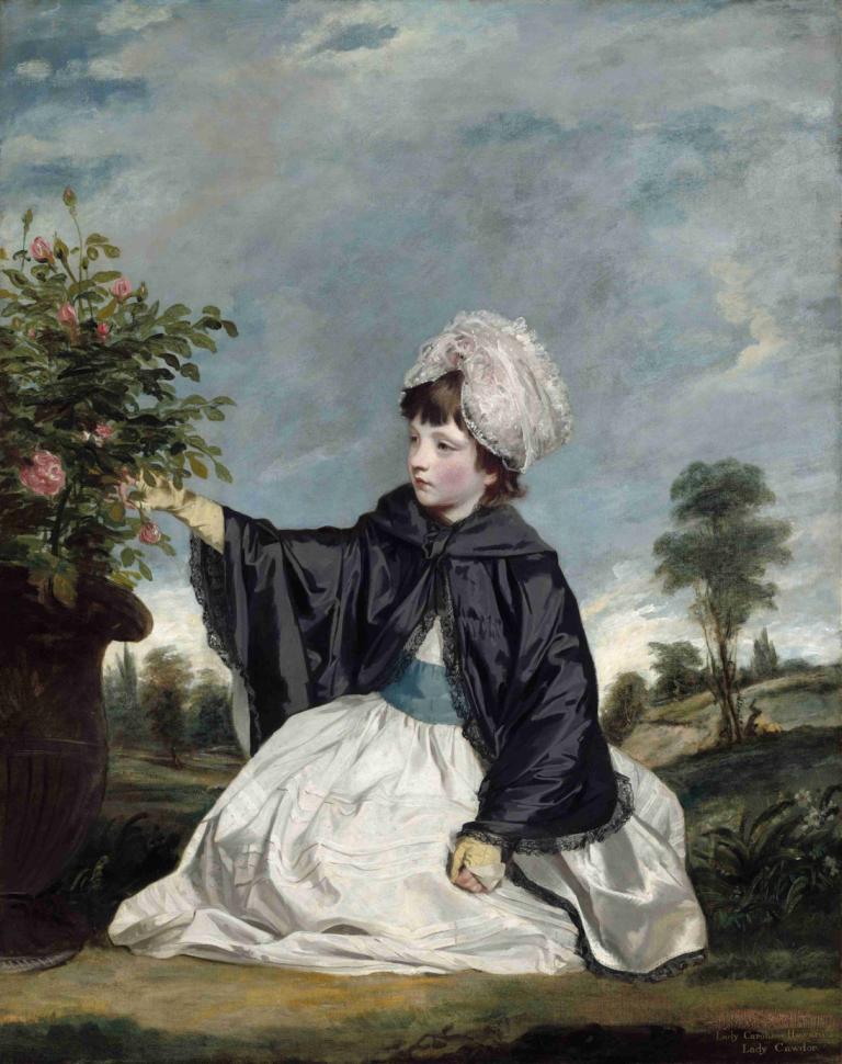 Lady Caroline Howard,Sir Joshua Reynolds,Peinture à l'huile,Peinture à l'huile, solo, parodie des beaux-arts