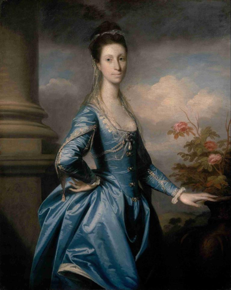 Miss Elizabeth Ingram,Slečna Elizabeth Ingramová,Sir Joshua Reynolds,Olejomalba,Olejomalba, 1 dívka