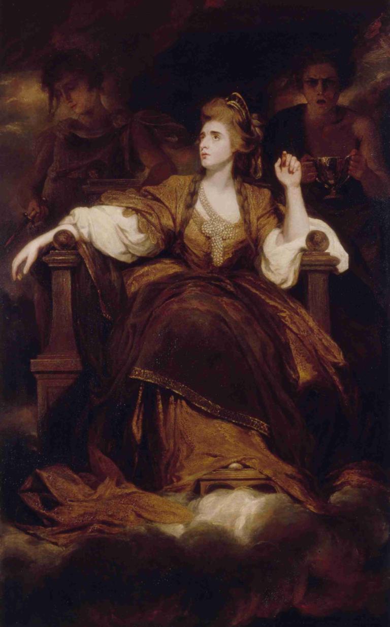 Mrs Siddons as the Tragic Muse,Mrs Siddons, muse tragique,Sir Joshua Reynolds,Peinture à l'huile