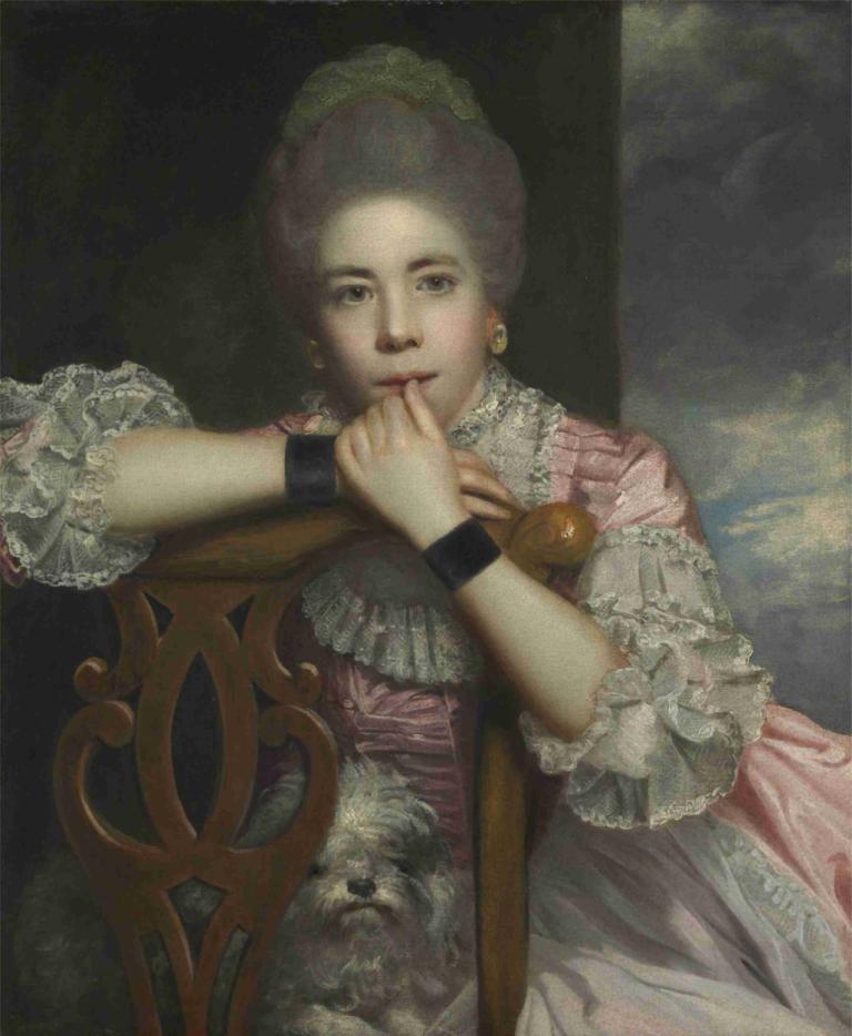 Mrs. Abington as Miss Prue in 'Love for Love' by William Congreve,Sir Joshua Reynolds,Oil Painting