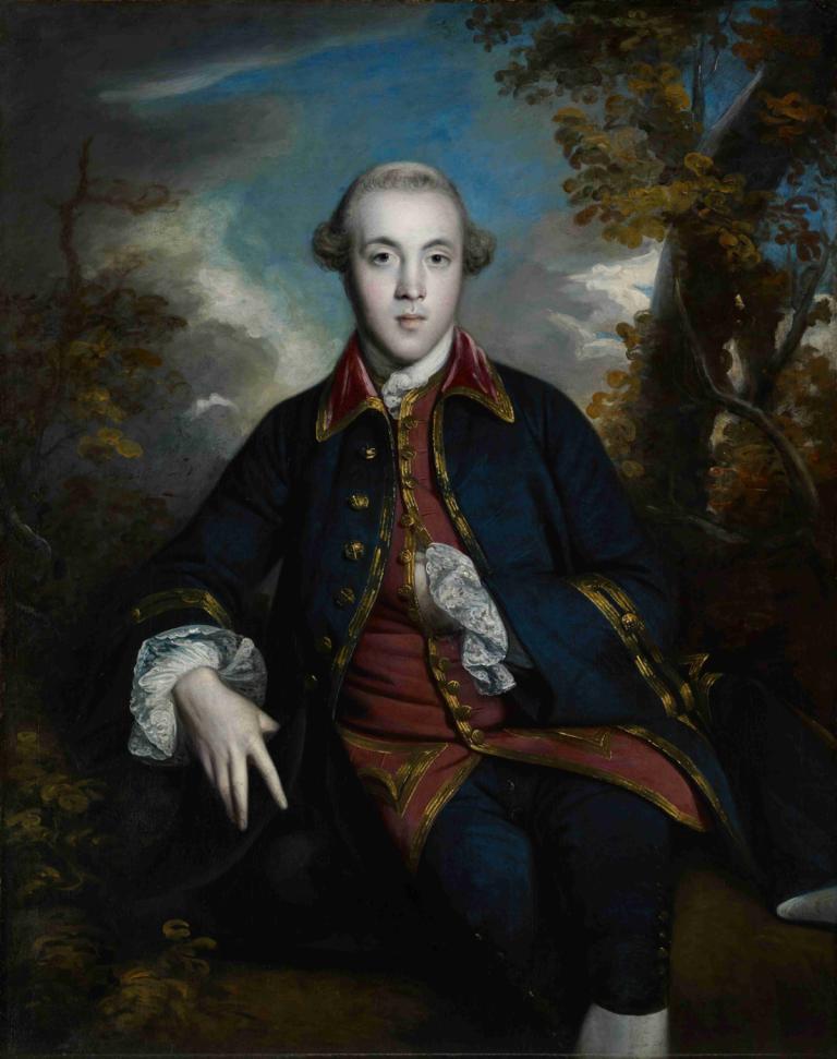 Portrait of Charles Brandling,Portret Charlesa Brandlinga,Sir Joshua Reynolds,Oljna slika,Oljna slika, solo