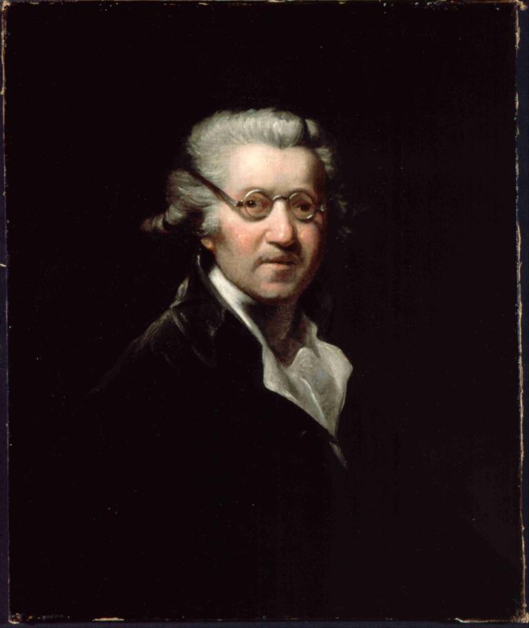 Self-portrait 2,Zelfportret 2,Sir Joshua Reynolds,Olieverf,Olieverf, solo, 1 jongen, mannelijke focus, oud