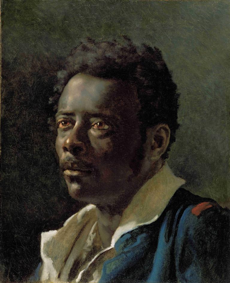 Study of a Model,Estudio de un modelo,Théodore Géricault,Pintura al óleo,Pintura al óleo, solo, 1 chico