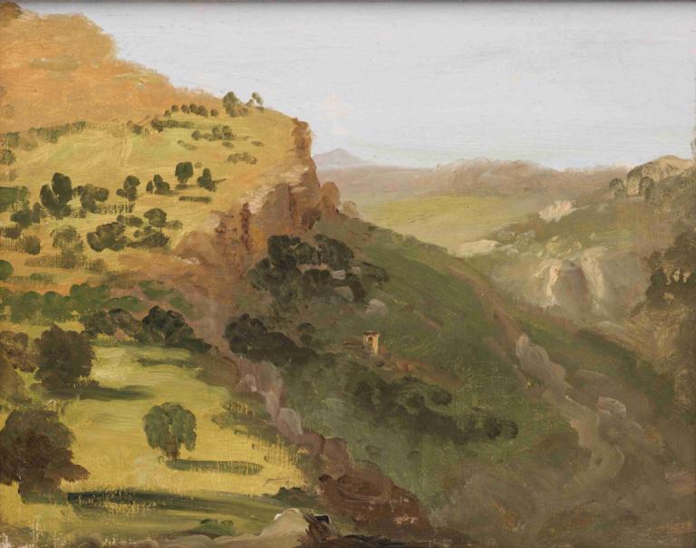 Italian Landscape,Italienische Landschaft,Thomas Cole,Ölgemälde,Ölgemälde, Landschaft, draußen