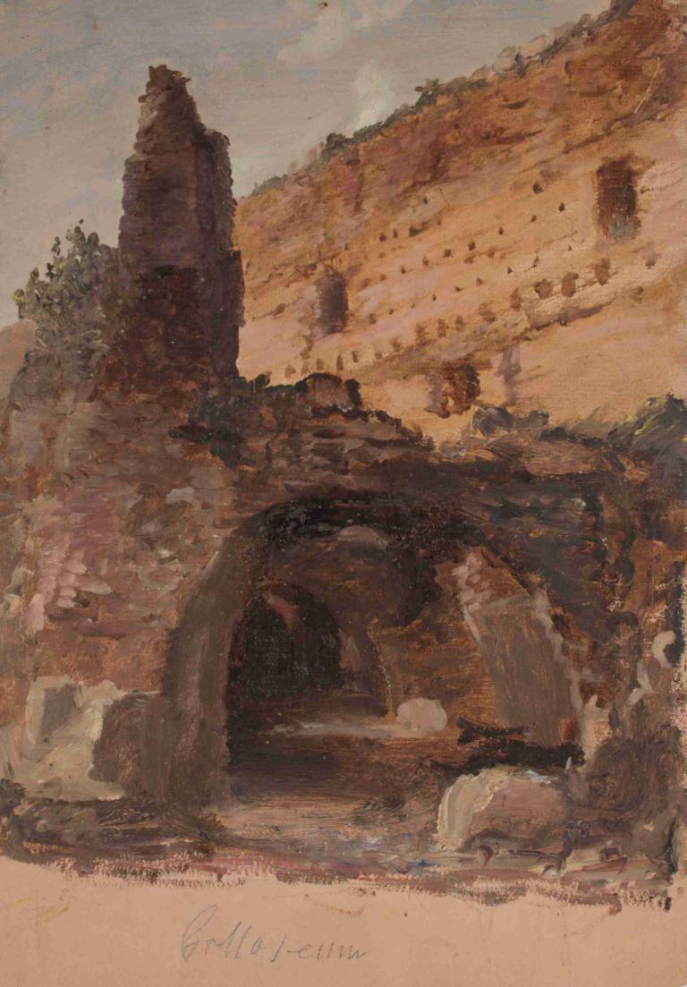 The Colosseum,Le Colisée,Thomas Cole,Peinture à l'huile,Peinture à l'huile, en plein air, pas d'humains