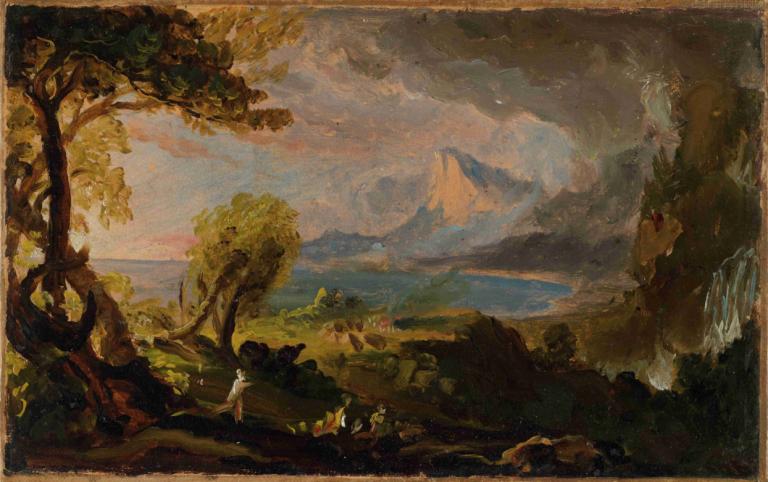 The Course of Empire–The Savage State,Le cours de l'empire - L'État sauvage,Thomas Cole,Peinture à l'huile