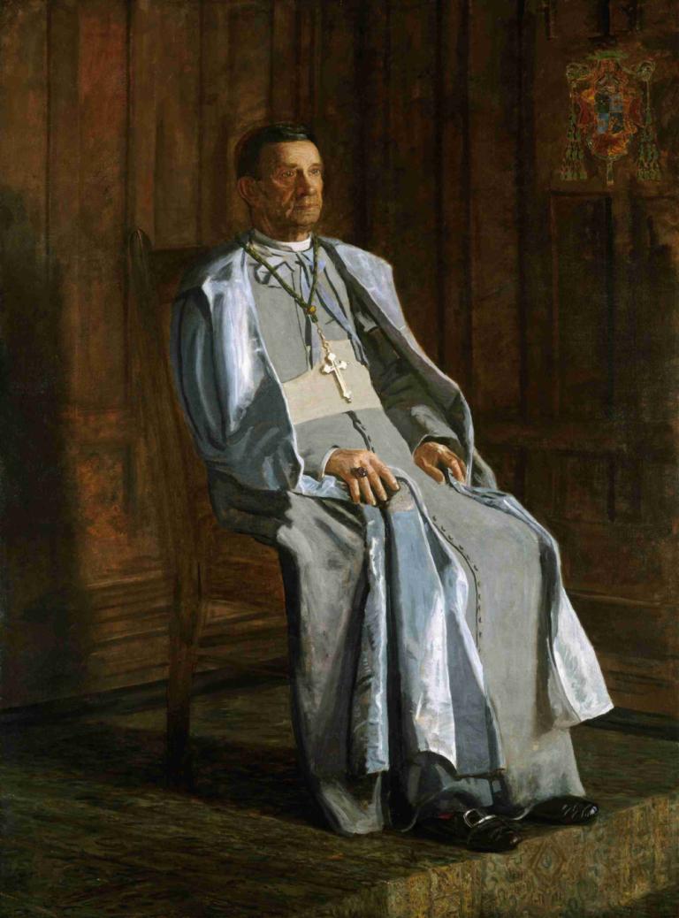 Archbishop Diomede Falconio,Nadškof Diomede Falconio,Thomas Eakins,Oljna slika,Oljna slika, 1 fant, solo