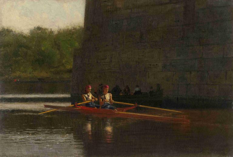 The Oarsmen (The Schreiber Brothers),Roddarna (Bröderna Schreiber),Thomas Eakins,Oljemålning,Oljemålning