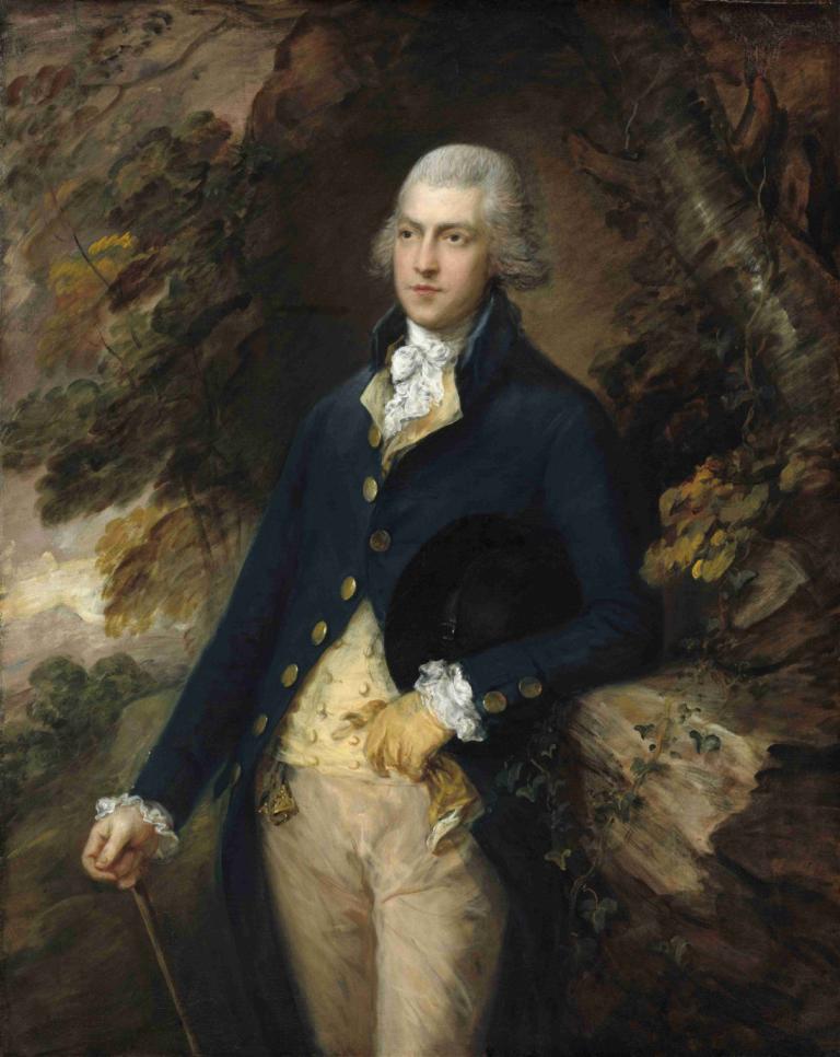 Francis Basset,Lord de Dunstanville,Thomas Gainsborough,Oil Painting,Oil Painting, solo, 1boy