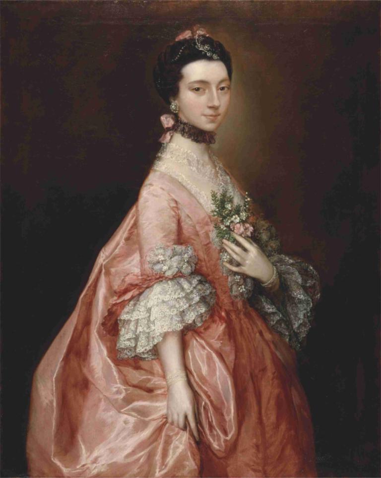 Mary Little, later Lady Carr,Mary Little, später Lady Carr,Thomas Gainsborough,Ölgemälde,Ölgemälde, 1Mädchen