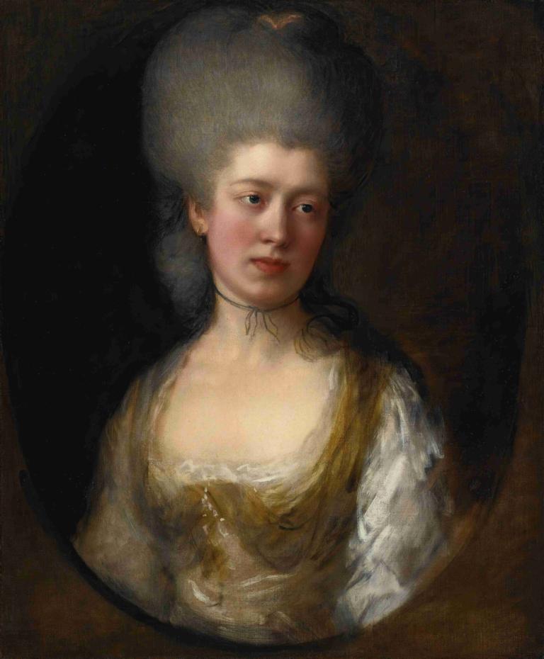 Portrait Of Lady Catherine Ponsonby, Duchess Of St. Albans,세인트 알반스 공작 부인 캐서린 폰슨비의 초상화,Thomas Gainsborough