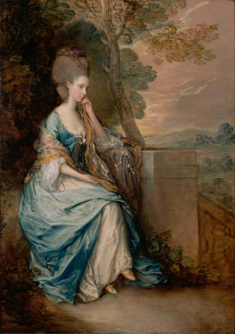 Portrait of Anne, Countess of Chesterfield,체스터필드 백작부인 앤의 초상화,Thomas Gainsborough,토마스 게인즈버러,오일 페인팅,오일 페인팅