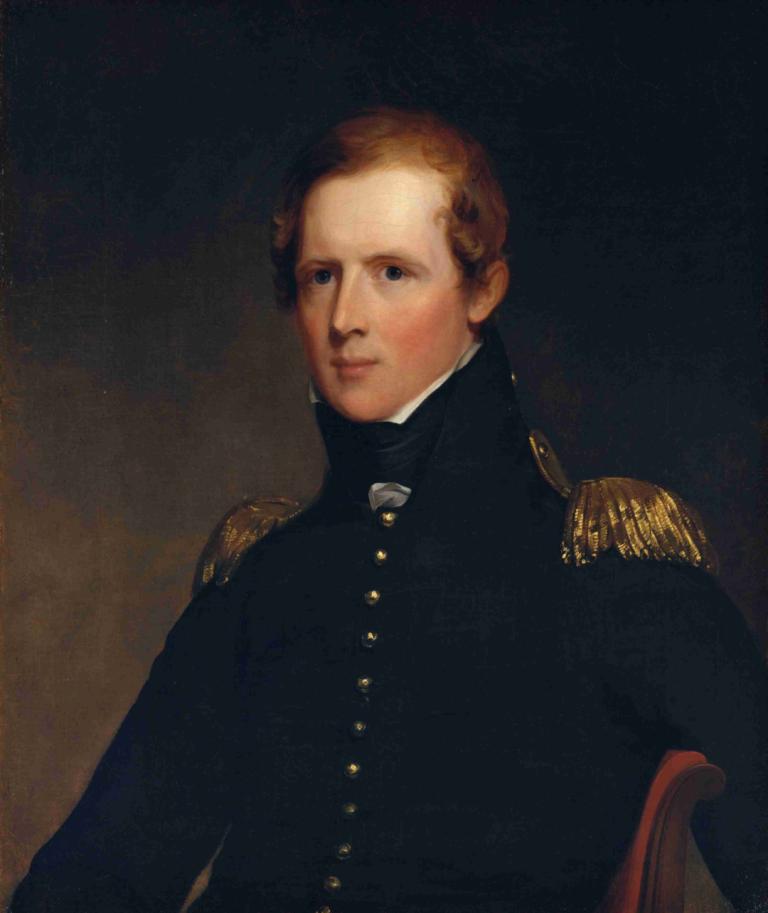 Major John Biddle,Thomas Sully,Peinture à l'huile,Peinture à l'huile, solo, 1garçon, foyer masculin, réaliste