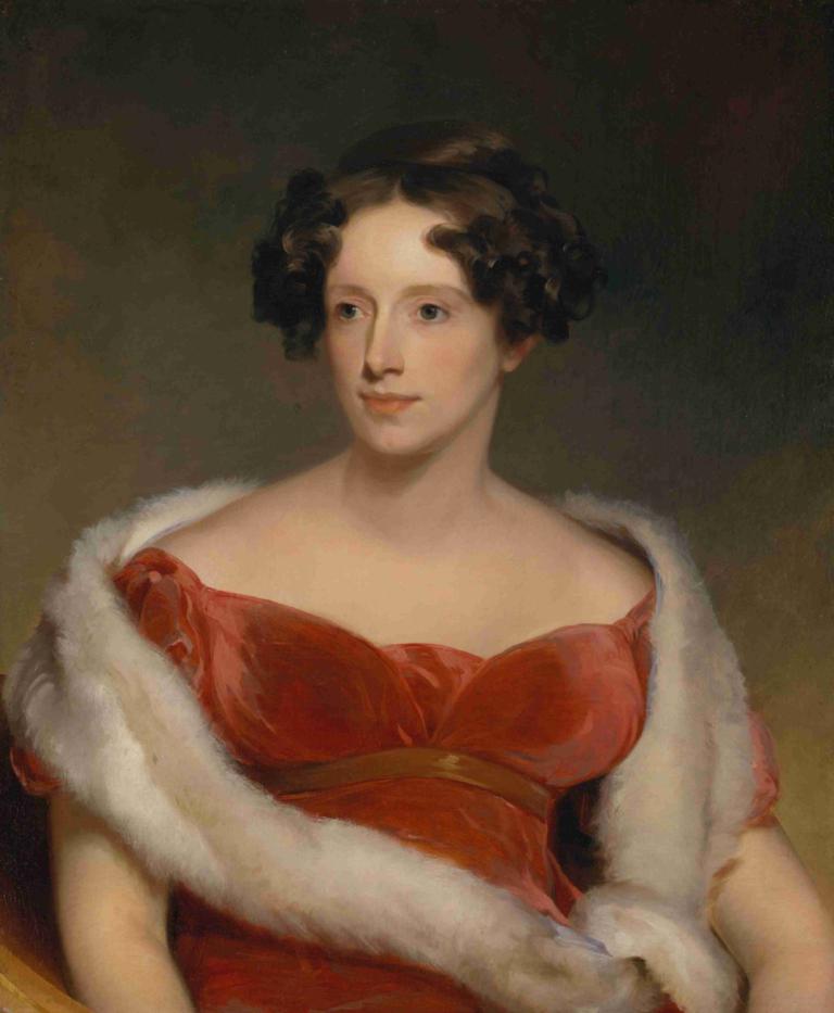 Mrs. John Biddle (Eliza Falconer Bradish),Mevrouw John Biddle (Eliza Falconer Bradish),Thomas Sully,Olieverf