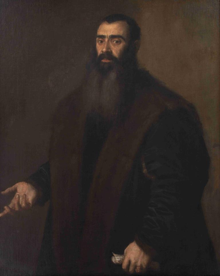 Portrait of the Nuremburg Merchant and Collector Willibald Imhoff the Elder (1519-1580),Titian,Oil Painting