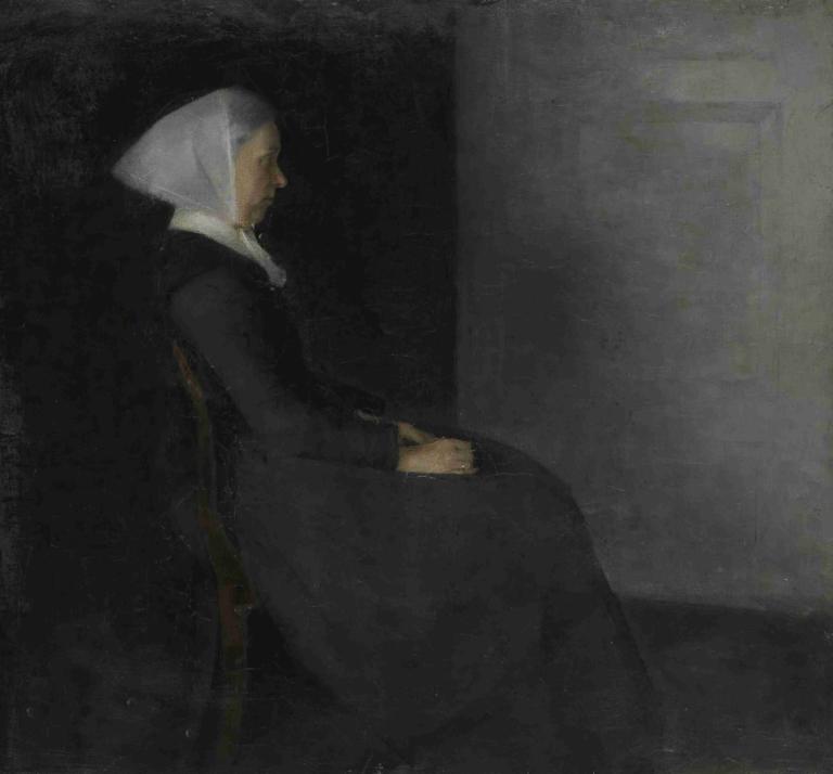 Kunstnerens Moder Frederikke Hammershøi [Portrait Of The Artist's Mother]