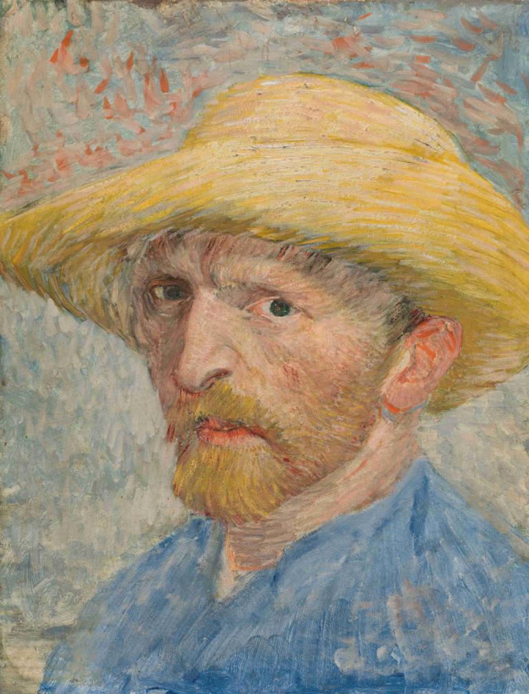 Self-Portrait,Autoportret,Vincent van Gogh,Pictura in ulei,Pictura in ulei, 1 băiat, focalizare masculină