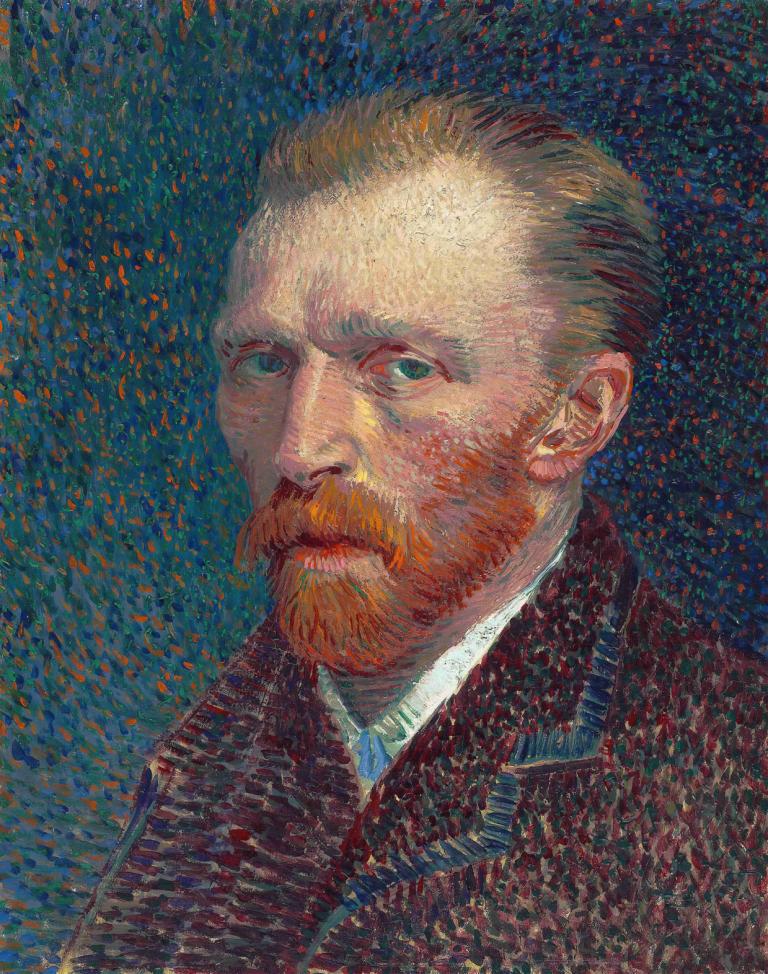 Self-Portrait,Autoportret,Vincent van Gogh,Pictura in ulei,Pictura in ulei, 1 băiat, focalizare masculină