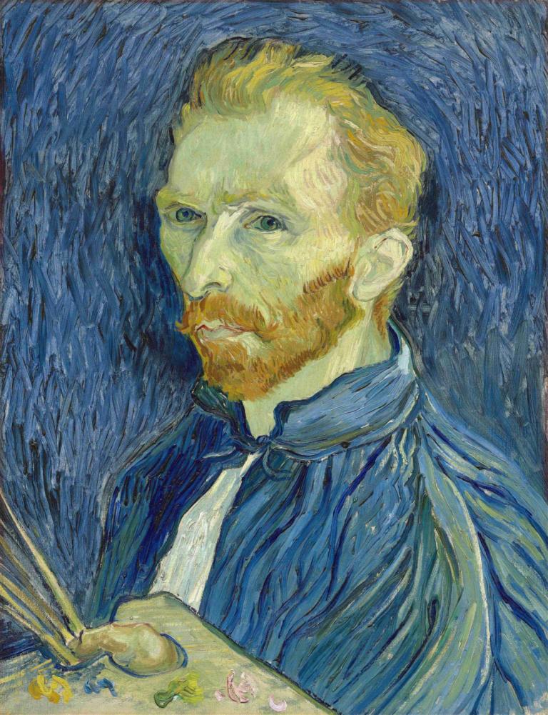 Self-Portrait,Autoportret,Vincent van Gogh,Pictura in ulei,Pictura in ulei, 1 băiat, focalizare masculină