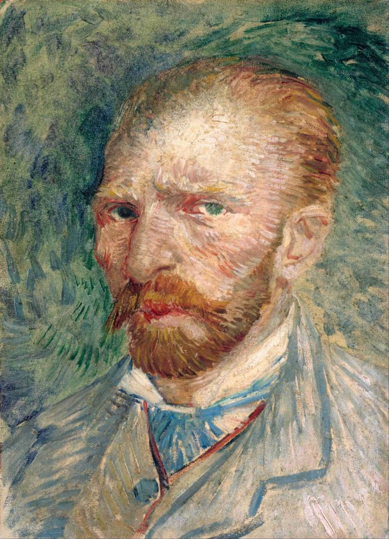 Self-Portrait,Autoportret,Vincent van Gogh,Pictura in ulei,Pictura in ulei, 1 băiat, focalizare masculină