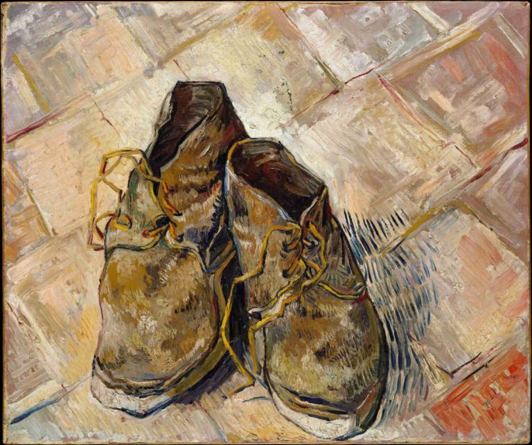 Shoes,Pantofi,Vincent van Gogh,Pictura in ulei,Pictura in ulei, solo, media tradițională