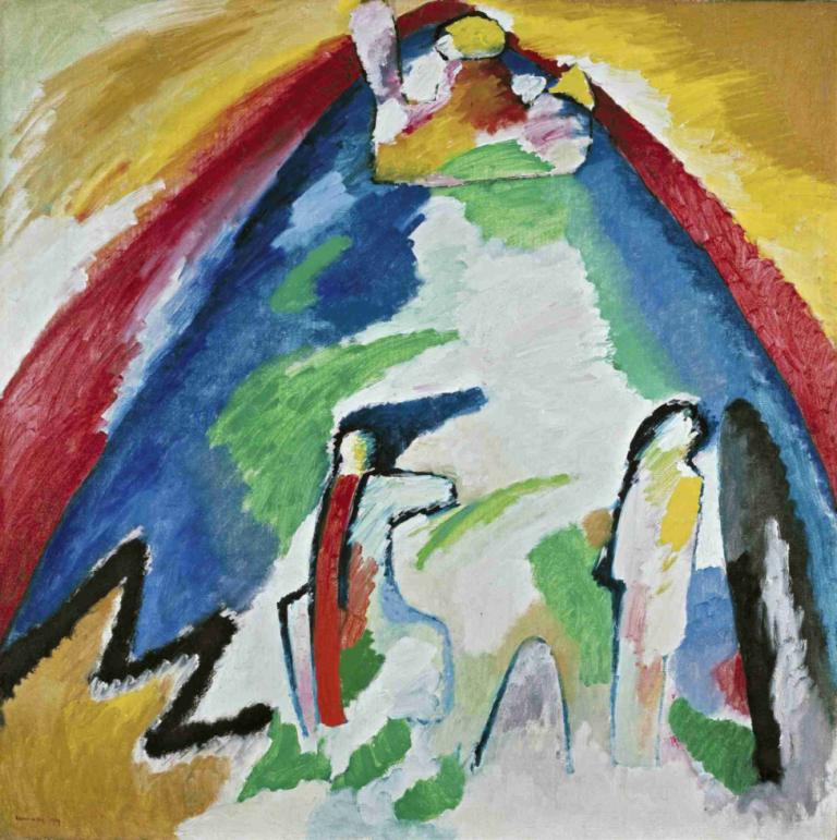 Berg,Βουνό,Wassily Kandinsky,Εικονογράφηση,Εικονογράφηση, πόκεμον (πλάσμα), παραδοσιακά μέσα, όχι ανθρώπους