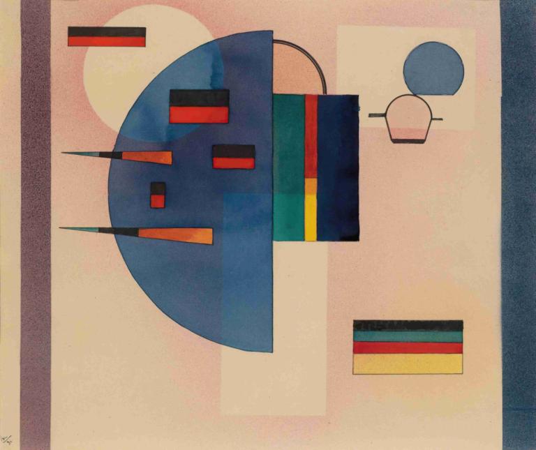 Beruhigt (Calmed),Calmado (Calmed),Wassily Kandinsky,Ilustración,Ilustración, no humanos, abstracto, solo