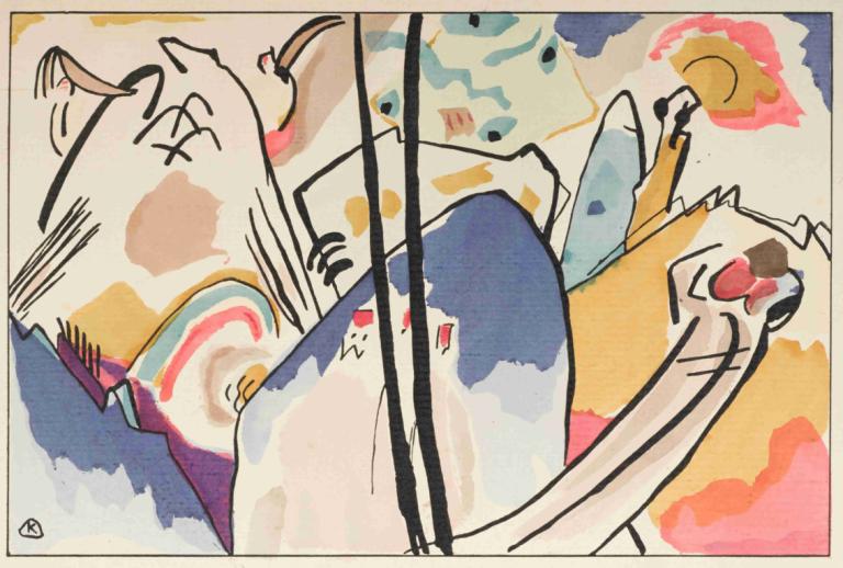 Der Blaue Reiter,Den blå rytteren,Wassily Kandinsky,Illustrasjon,Illustrasjon, ingen mennesker