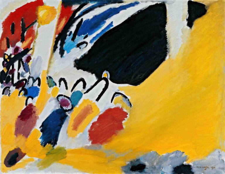 Impression III (concert),Indruk III (concert),Wassily Kandinsky,Illustratie,Illustratie, hoed