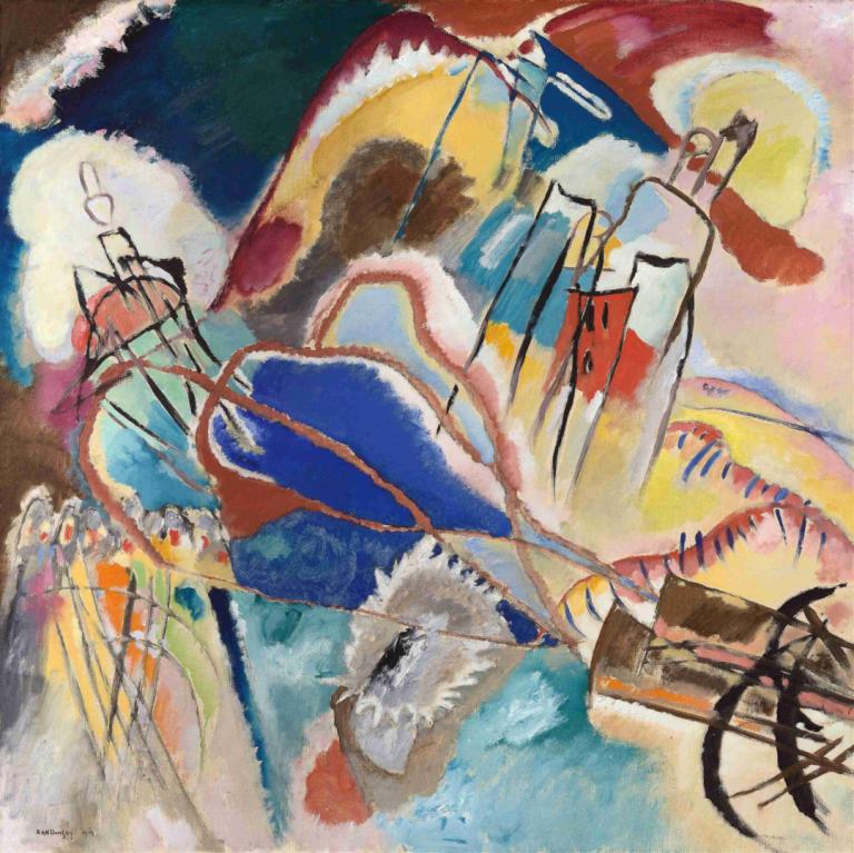 Improvisation No. 30 (Cannons),การแสดงสดครั้งที่ 30 (ปืนใหญ่ต่อสู้อากาศยาน),Wassily Kandinsky