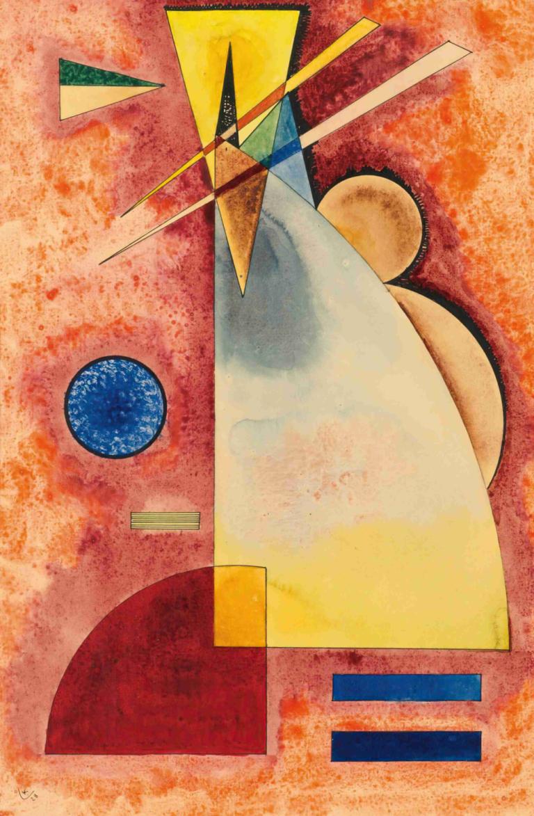 Ineinander (Intermingling),Ineinander (ผสม),Wassily Kandinsky,วาสิริ คอนเทนสกี้,ภาพประกอบ,ภาพประกอบ