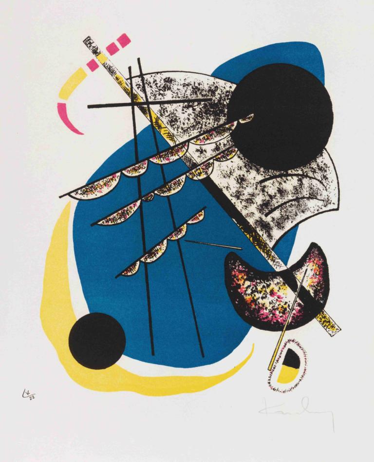 Kleine Welten Ii,ไคลน์ เวลเทนที่ 2,Wassily Kandinsky,วาสิริ คอนเทนสกี้,ภาพประกอบ,ภาพประกอบ, ไม่มีมนุษย์