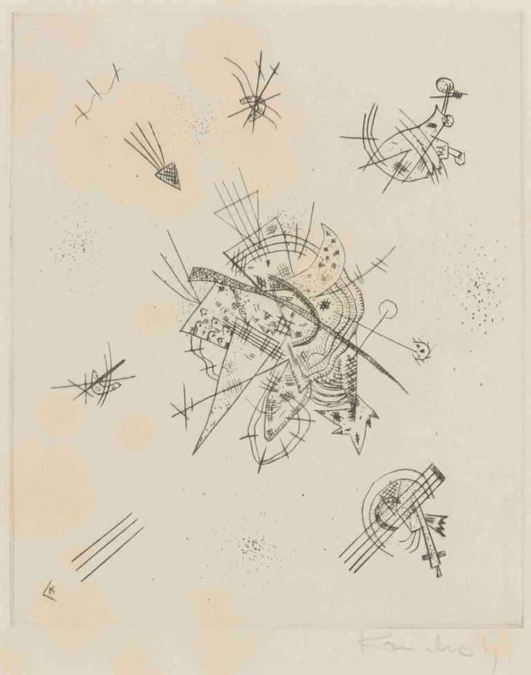 Kleine Welten X (R. 173),Petits mondes X (R. 173),Wassily Kandinsky,Vassily Kandinsky,Illustration