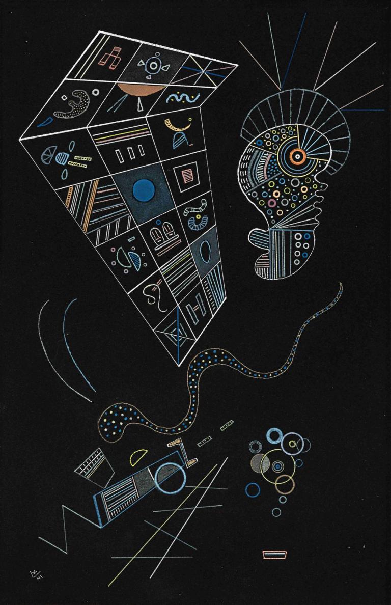 Ohne titel,Ohne judul,Wassily Kandinsky,Ilustrasi,Ilustrasi, tidak ada manusia, buku, bulan Sabit