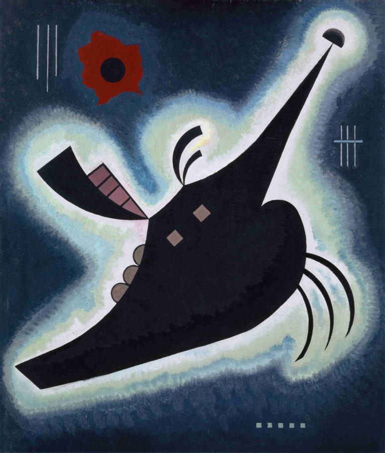 Pointy black,Заостренный черный,Wassily Kandinsky,Василий Кандинский,Иллюстрация,Иллюстрация, нет людей, соло