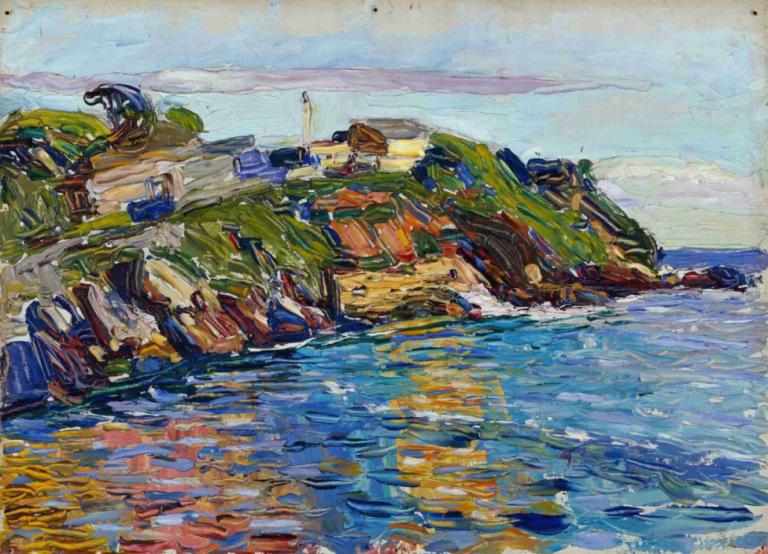 Rapallo – Bucht,Рапалло - Бухта,Wassily Kandinsky,Василий Кандинский,Картина Маслом,Картина Маслом