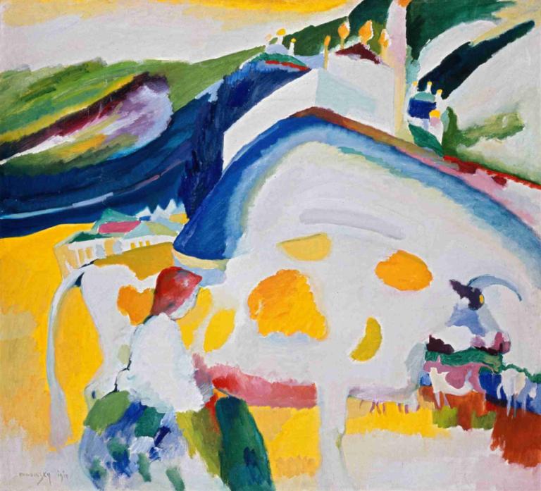 The cow,Корова,Wassily Kandinsky,Василий Кандинский,Акварель,Акварель, нет людей, традиционные СМИ