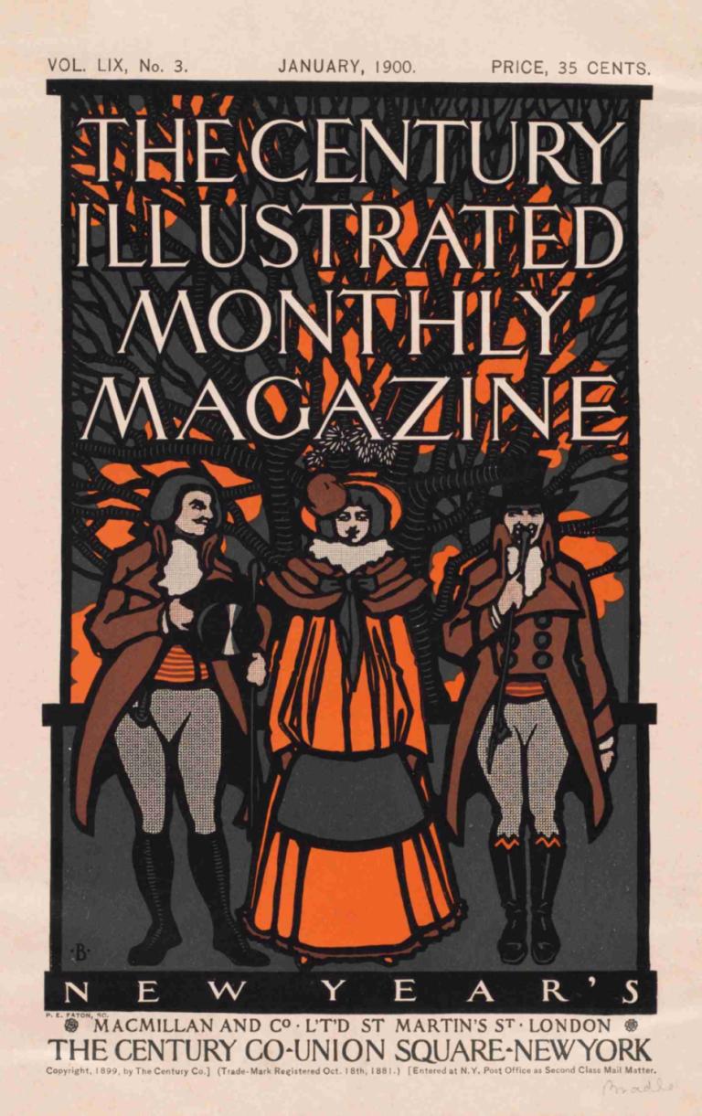 The century illustrated monthly magazine, New Year's,Het geïllustreerde maandblad van de eeuw, New Year's