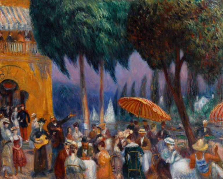 Sunday on the Marne,Søndag på Marne,William James Glackens,Oljemaleri,Oljemaleri, flere gutter, 6+gutter