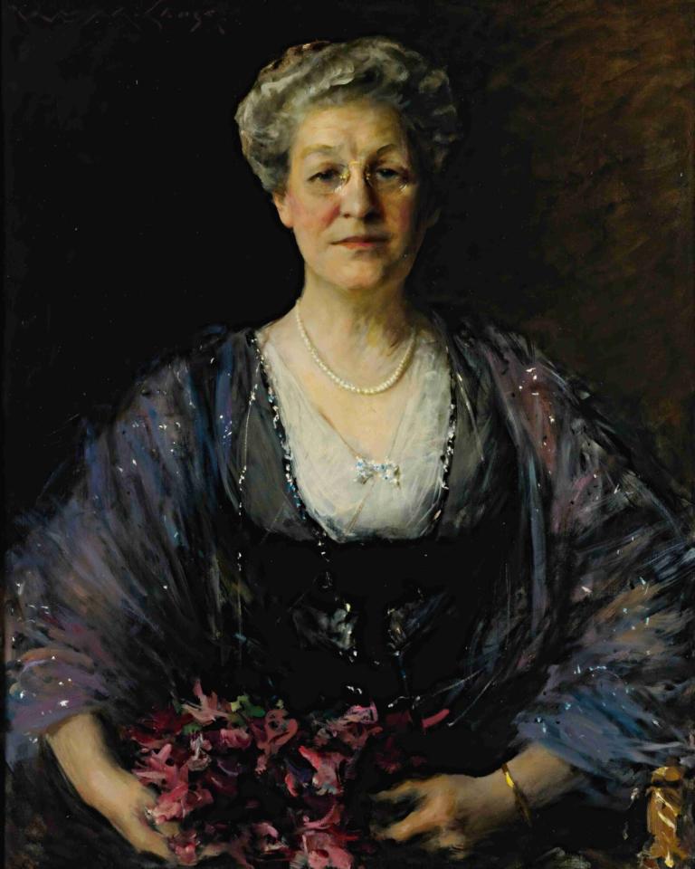 Portrait Of Matilda Herbert Lloyd (1855-1945),Potret Matilda Herbert Lloyd (1855-1945),William Merritt Chase