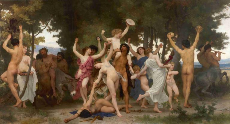 La Jeunesse de Bacchus (The Youth of Bacchus),라 주네스 드 바쿠스(바쿠스의 청춘),William-Adolphe Bouguereau,윌리엄-아돌프 부게로