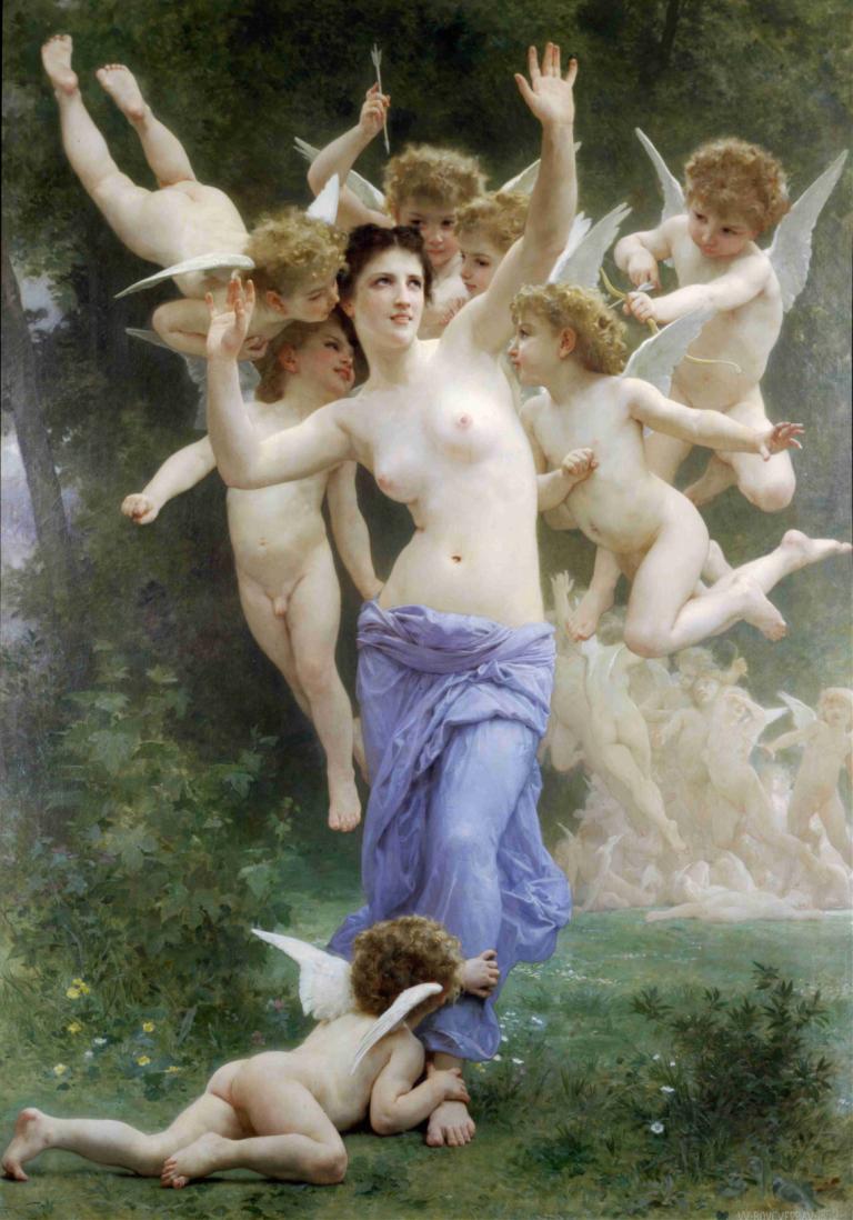 The Invasion,Invasi,William-Adolphe Bouguereau,Lukisan cat minyak,Lukisan cat minyak, parodi seni rupa, sayap