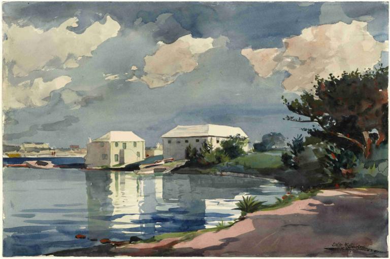 Salt Kettle, Bermuda,Bollitore di sale, Bermuda,Winslow Homer,Pittura ad olio,Pittura ad olio