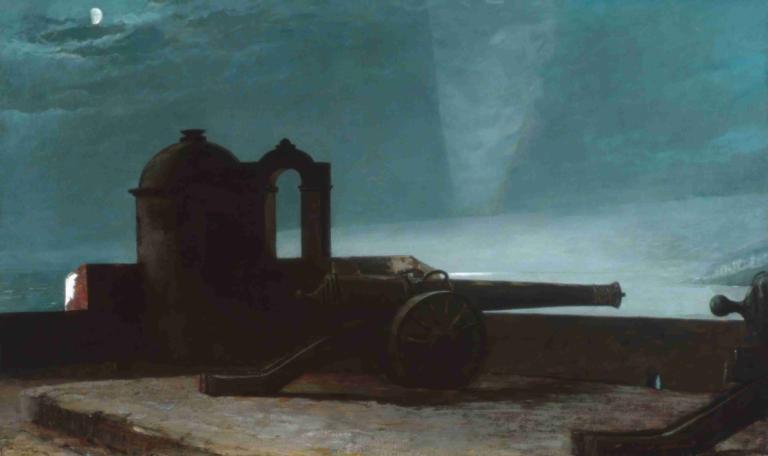 Searchlight on Harbor Entrance, Santiago de Cuba,Faro all'ingresso del porto, Santiago de Cuba,Winslow Homer